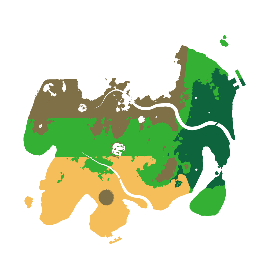 Biome Rust Map: Procedural Map, Size: 3000, Seed: 1825536674