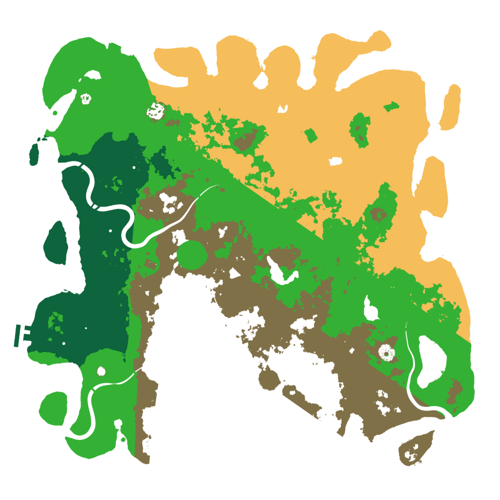 Biome Rust Map: Procedural Map, Size: 4500, Seed: 430508