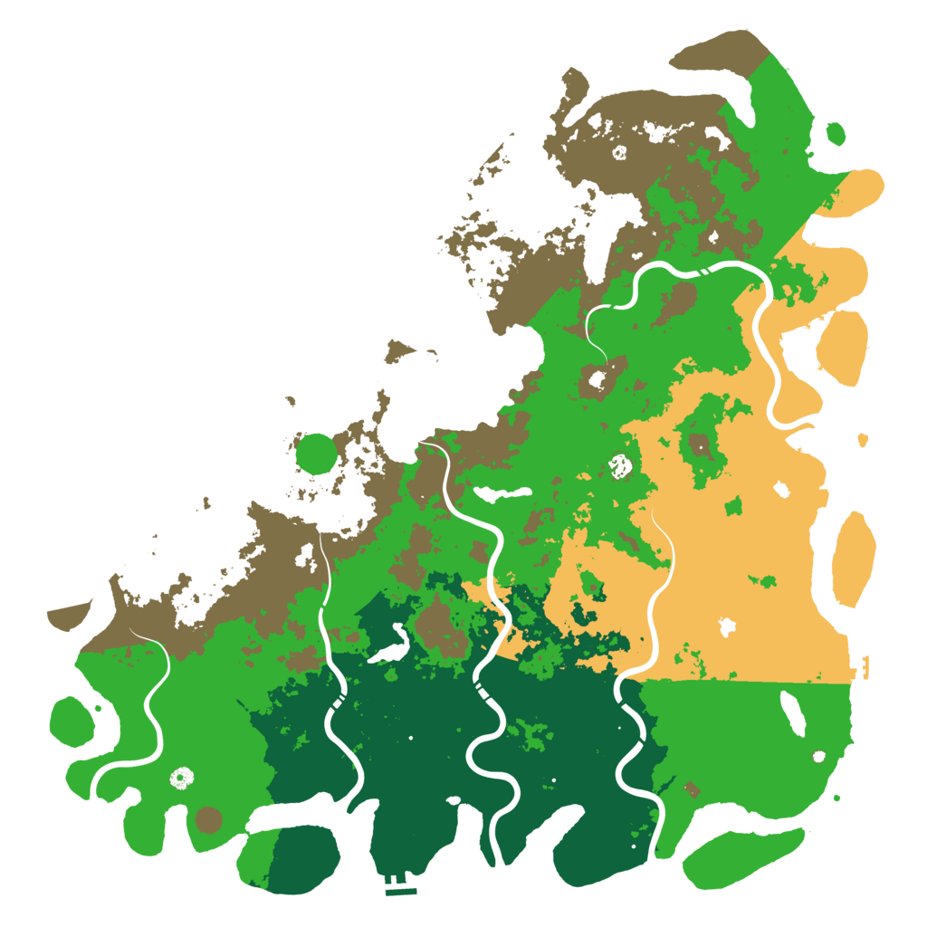 Biome Rust Map: Procedural Map, Size: 6000, Seed: 402508473