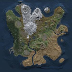 Thumbnail Rust Map: Procedural Map, Size: 3000, Seed: 564892, 16 Monuments