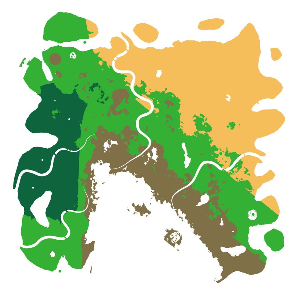 Biome Rust Map: Procedural Map, Size: 4500, Seed: 1511388340