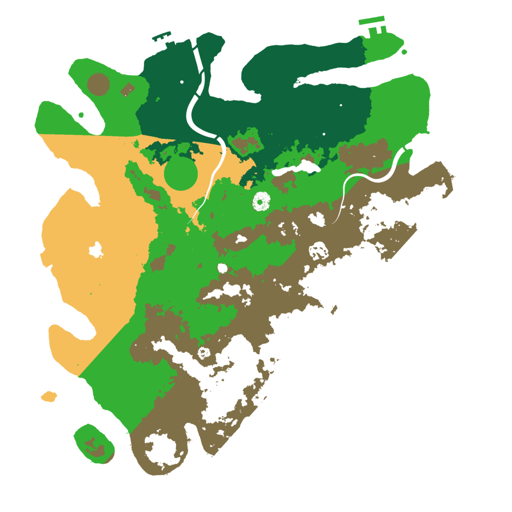 Biome Rust Map: Procedural Map, Size: 4000, Seed: 1515203761