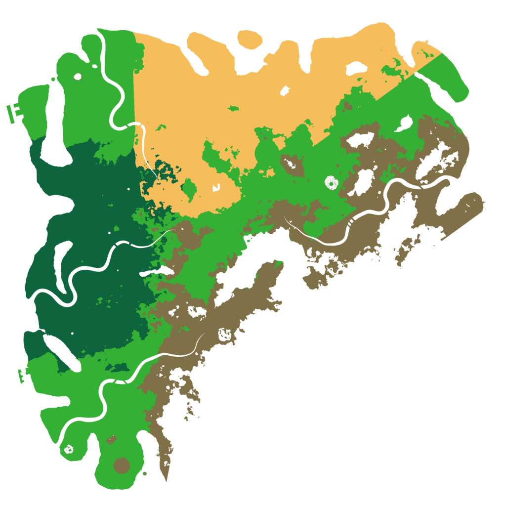 Biome Rust Map: Procedural Map, Size: 5500, Seed: 84627195