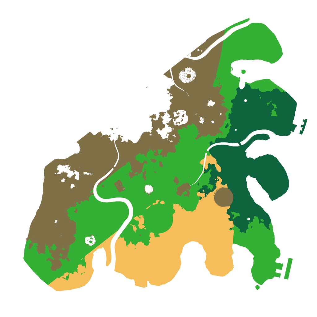 Biome Rust Map: Procedural Map, Size: 3000, Seed: 1953529716