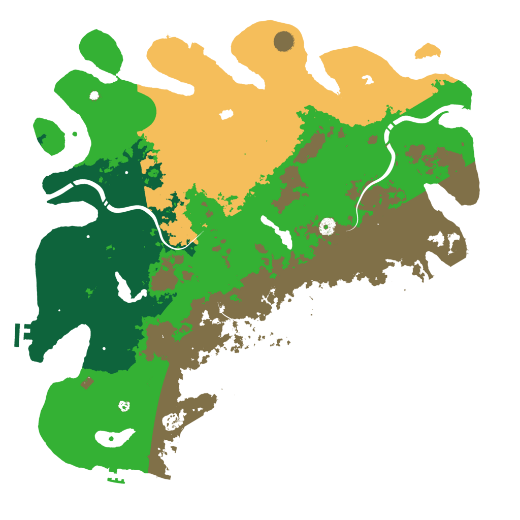 Biome Rust Map: Procedural Map, Size: 4500, Seed: 1691758628