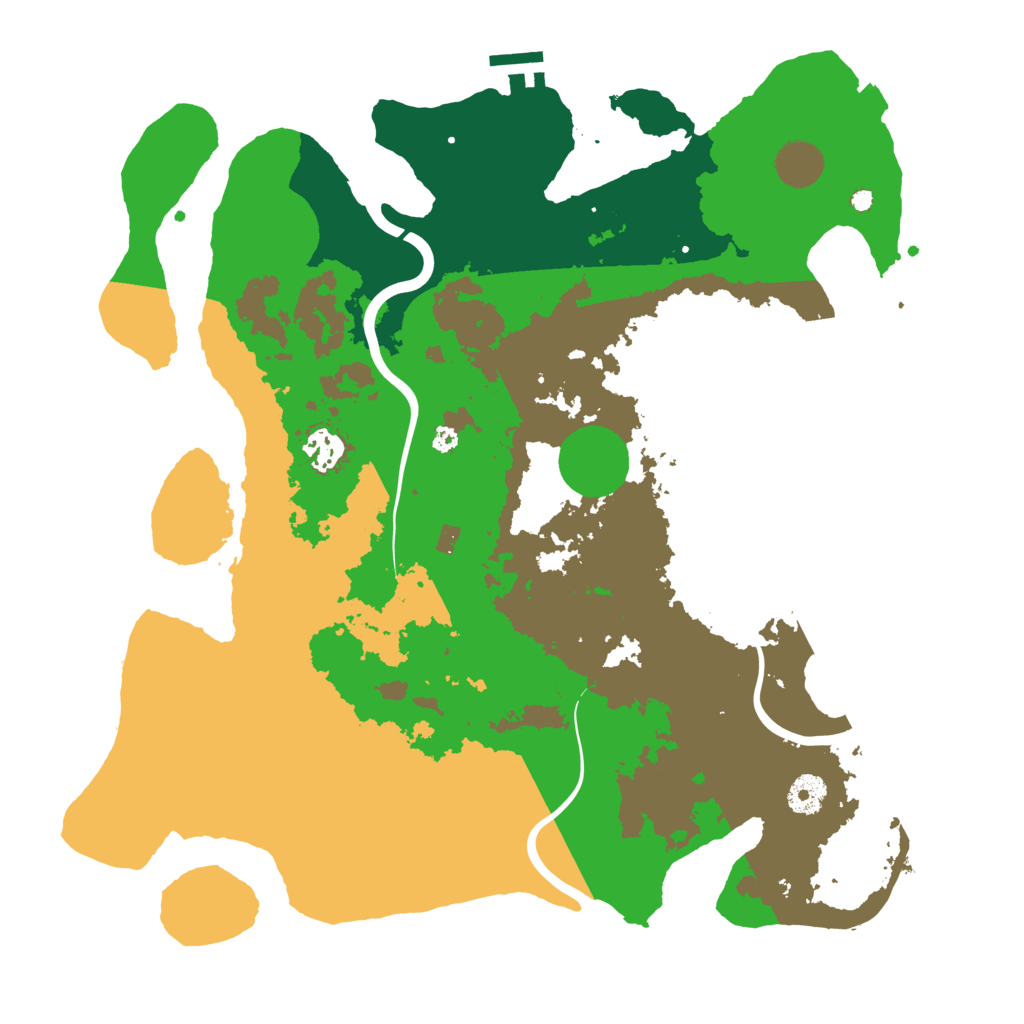 Biome Rust Map: Procedural Map, Size: 3850, Seed: 802297829
