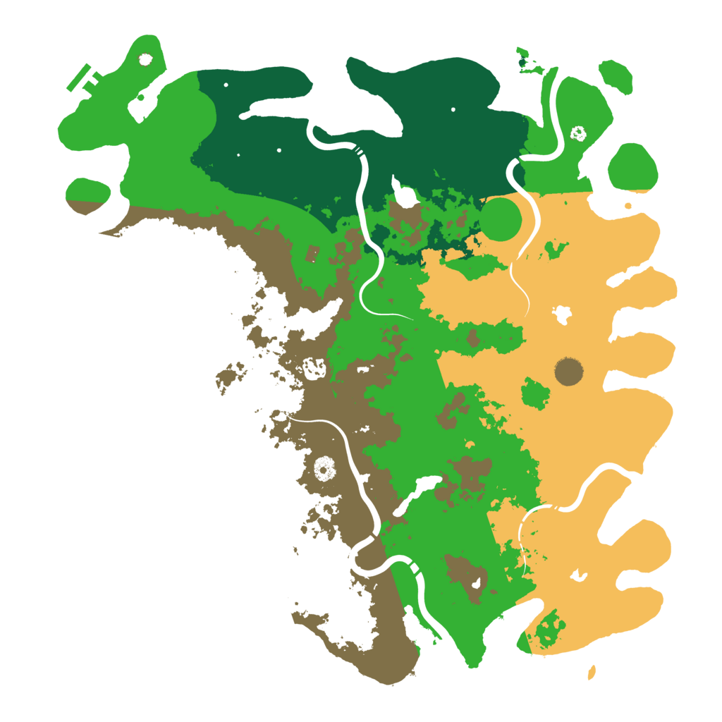 Biome Rust Map: Procedural Map, Size: 4500, Seed: 761302722