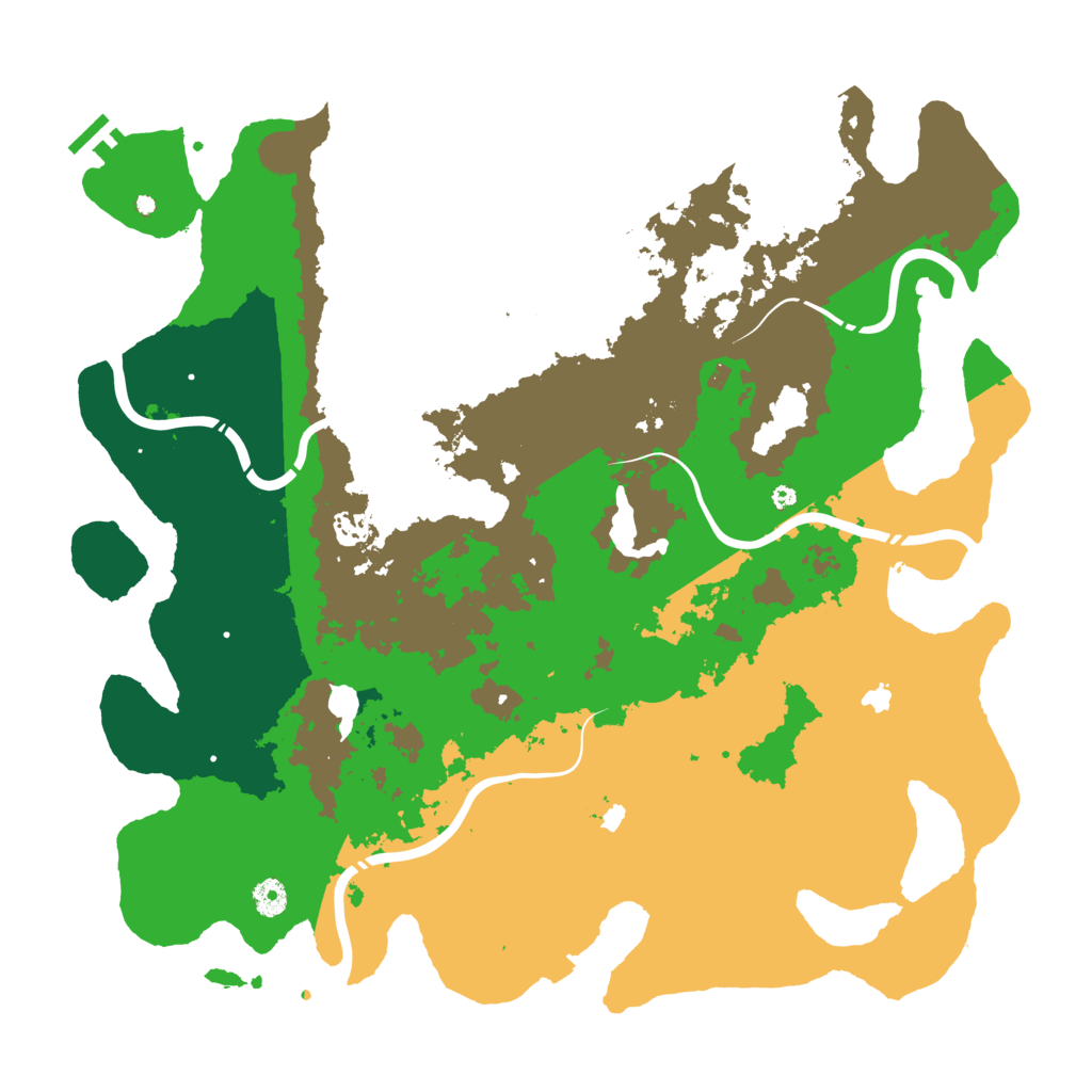 Biome Rust Map: Procedural Map, Size: 4500, Seed: 177023