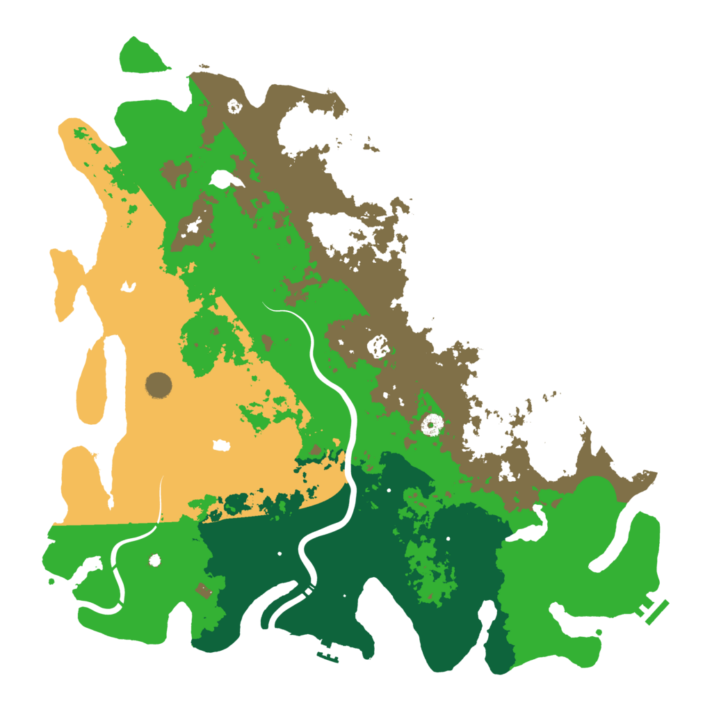 Biome Rust Map: Procedural Map, Size: 4750, Seed: 215700
