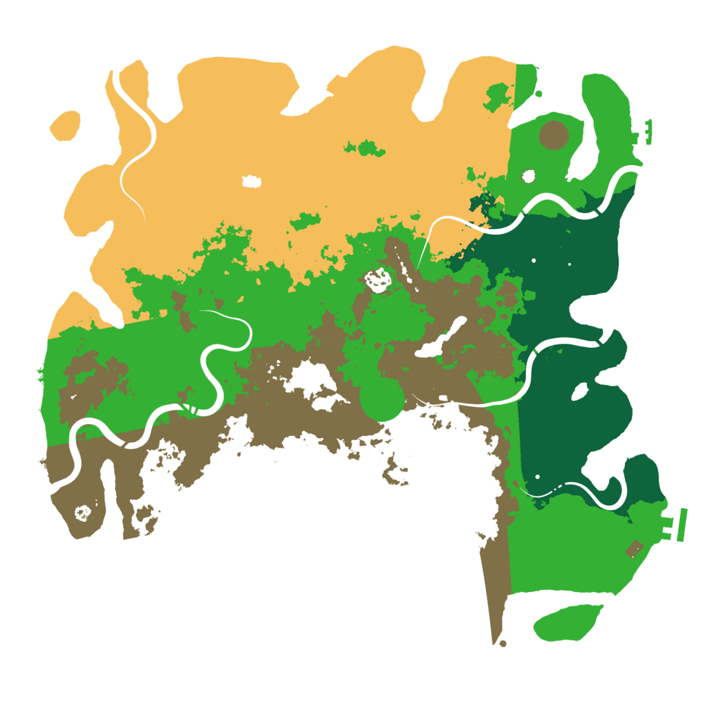 Biome Rust Map: Procedural Map, Size: 4250, Seed: 2119819531