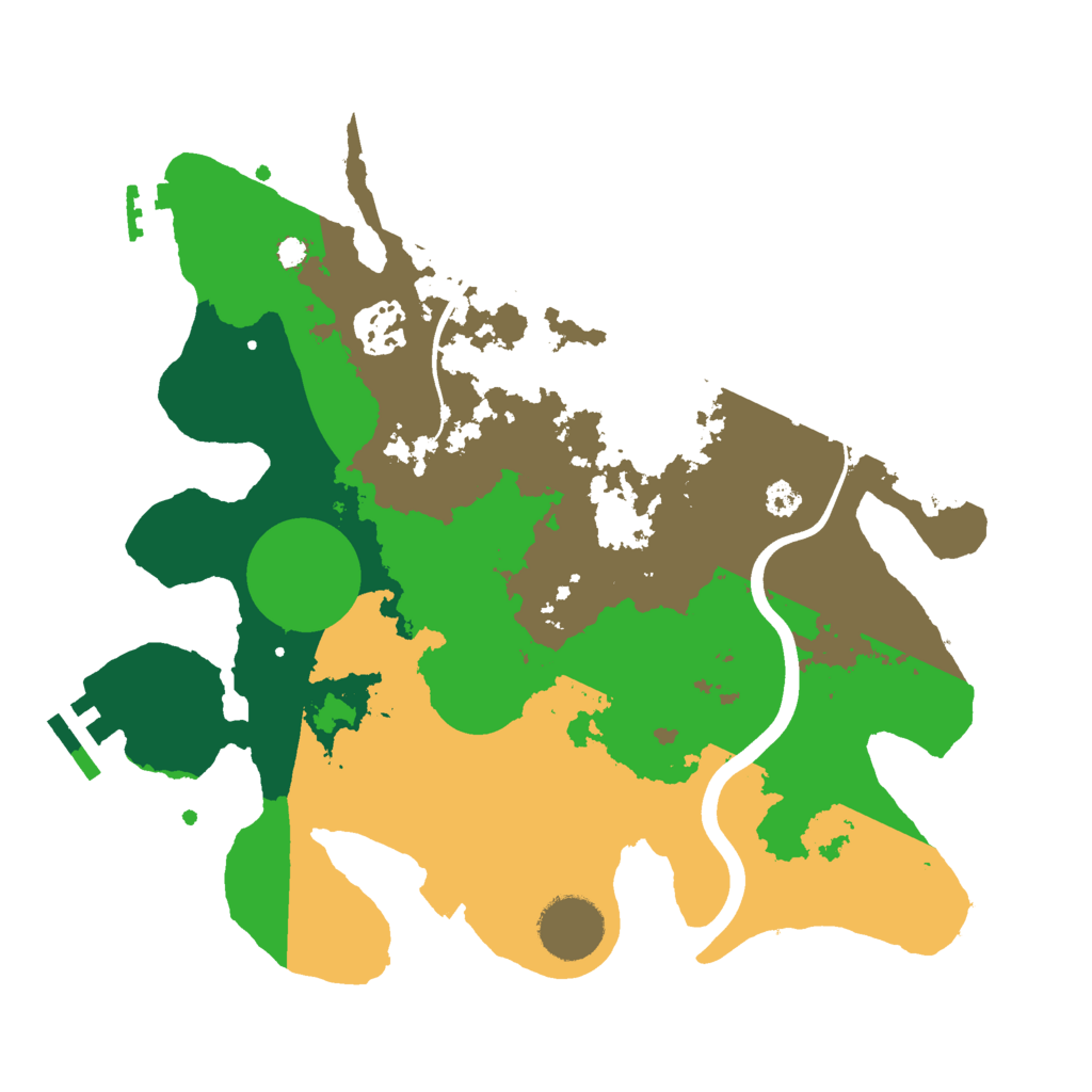 Biome Rust Map: Procedural Map, Size: 3000, Seed: 76282