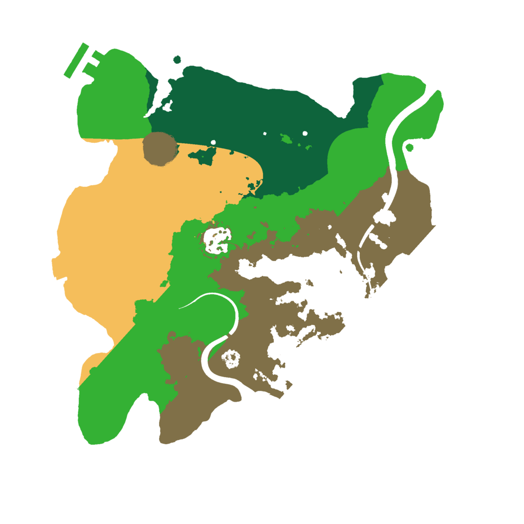 Biome Rust Map: Procedural Map, Size: 2800, Seed: 346781