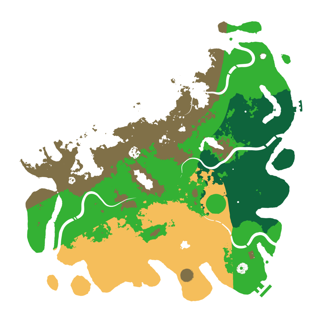 Biome Rust Map: Procedural Map, Size: 4250, Seed: 196648