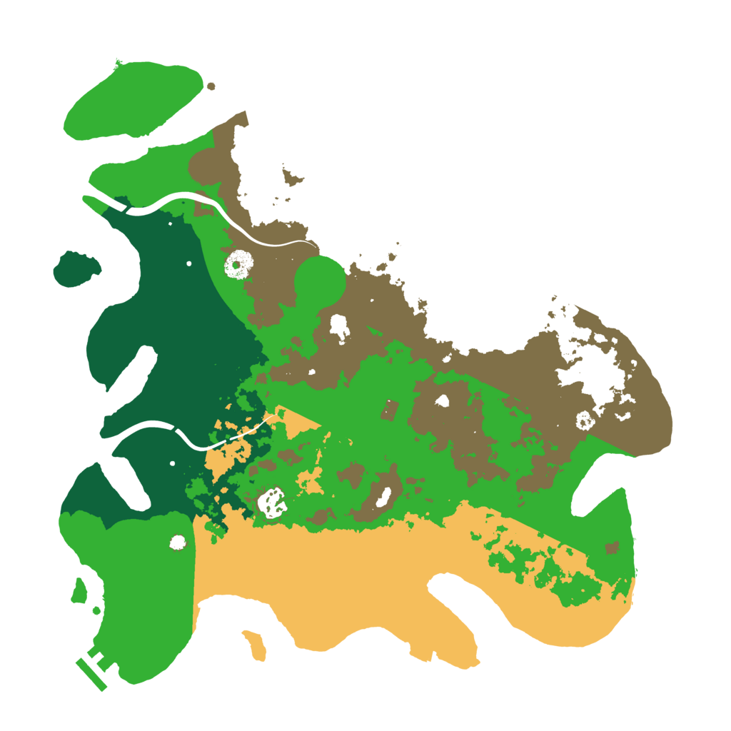 Biome Rust Map: Procedural Map, Size: 3750, Seed: 303119