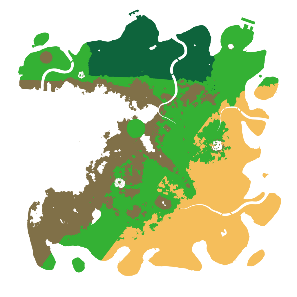 Biome Rust Map: Procedural Map, Size: 4250, Seed: 245402