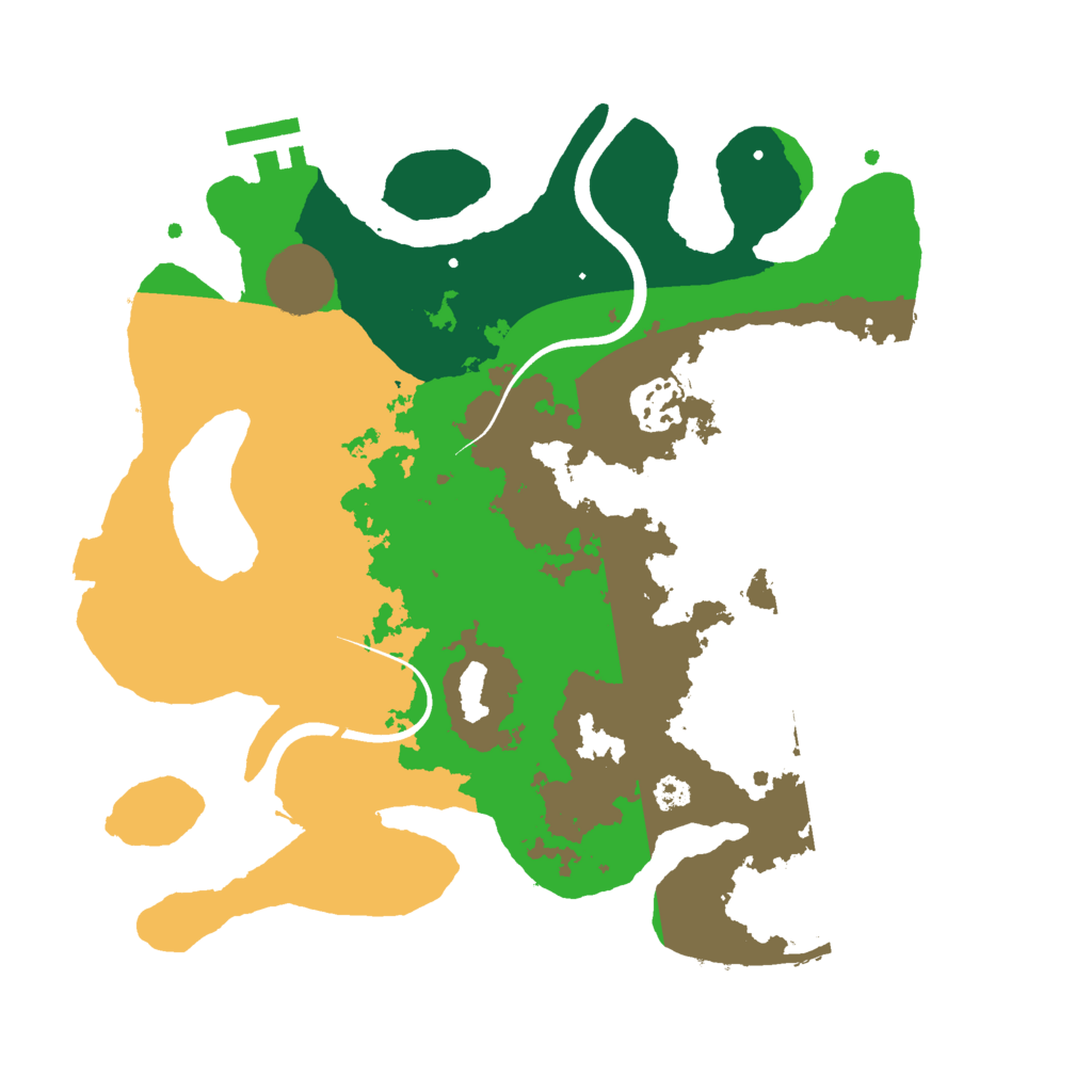 Biome Rust Map: Procedural Map, Size: 3000, Seed: 1505882643