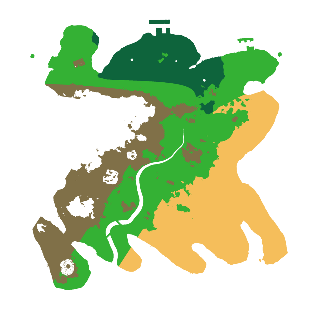 Biome Rust Map: Procedural Map, Size: 3000, Seed: 926424