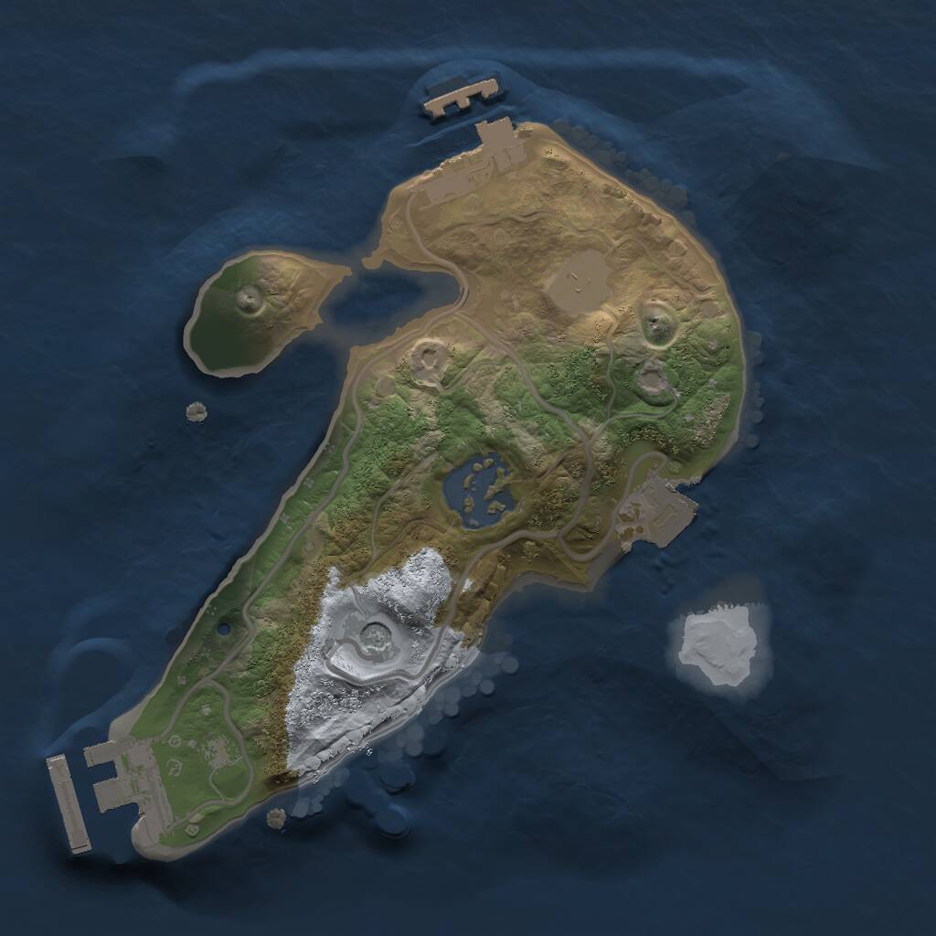 Procedural Map :: Rust Map :: Just-Wiped