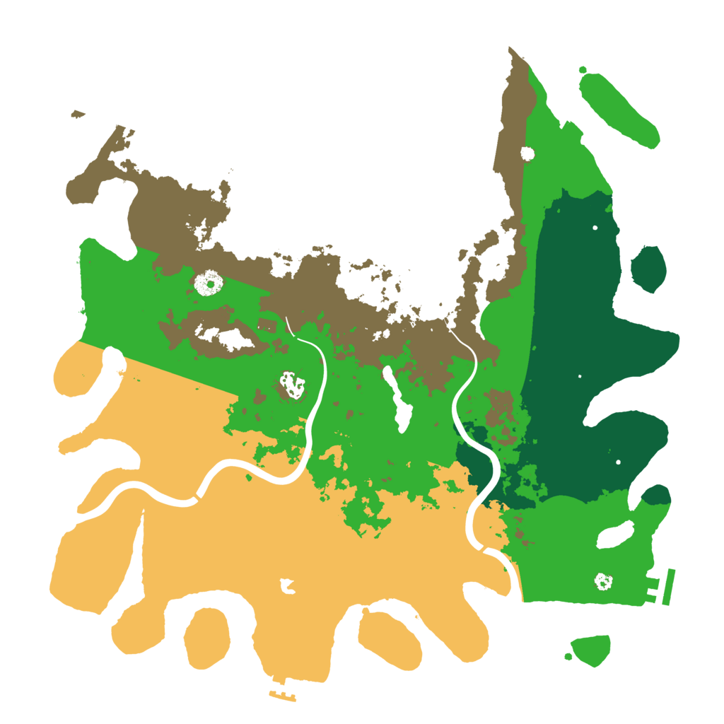 Biome Rust Map: Procedural Map, Size: 4000, Seed: 858553138