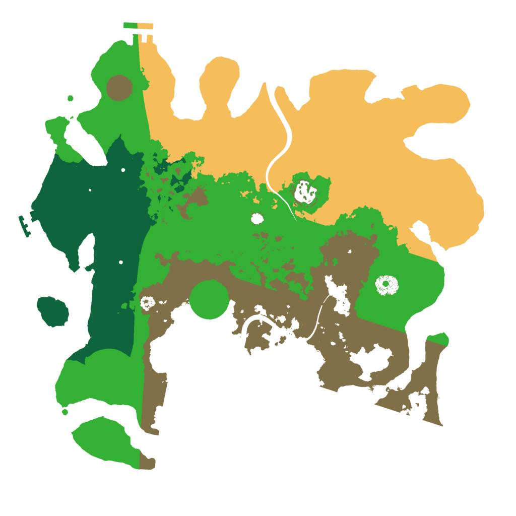 Biome Rust Map: Procedural Map, Size: 3500, Seed: 1579777699