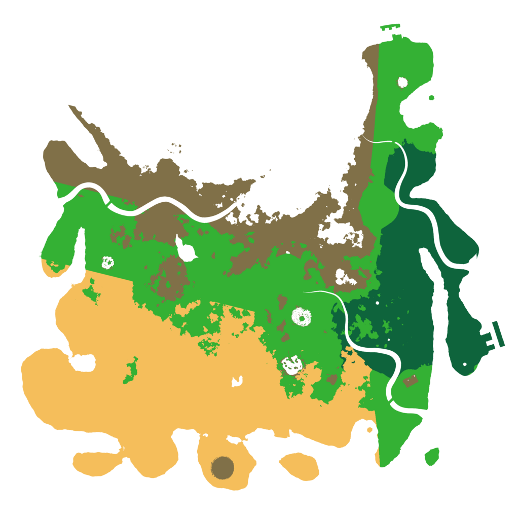 Biome Rust Map: Procedural Map, Size: 4000, Seed: 1898755759