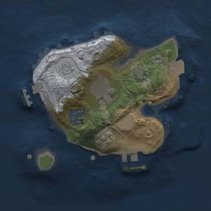 Thumbnail Rust Map: Procedural Map, Size: 1800, Seed: 1962787278, 10 Monuments