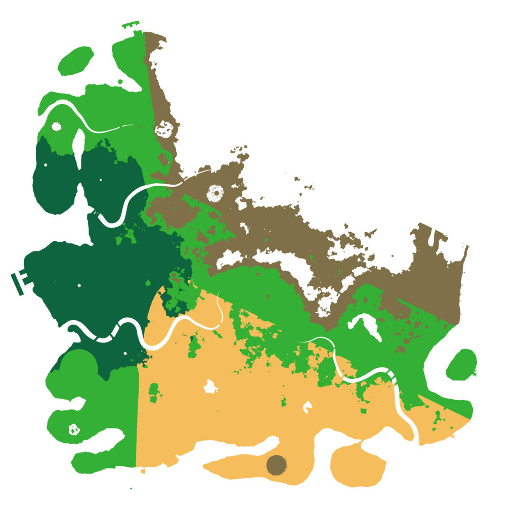 Biome Rust Map: Procedural Map, Size: 4500, Seed: 367303789