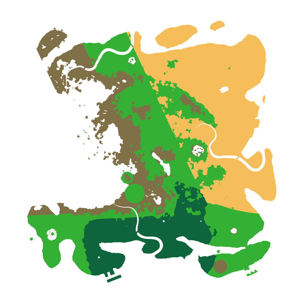 Biome Rust Map: Procedural Map, Size: 4000, Seed: 1658079903