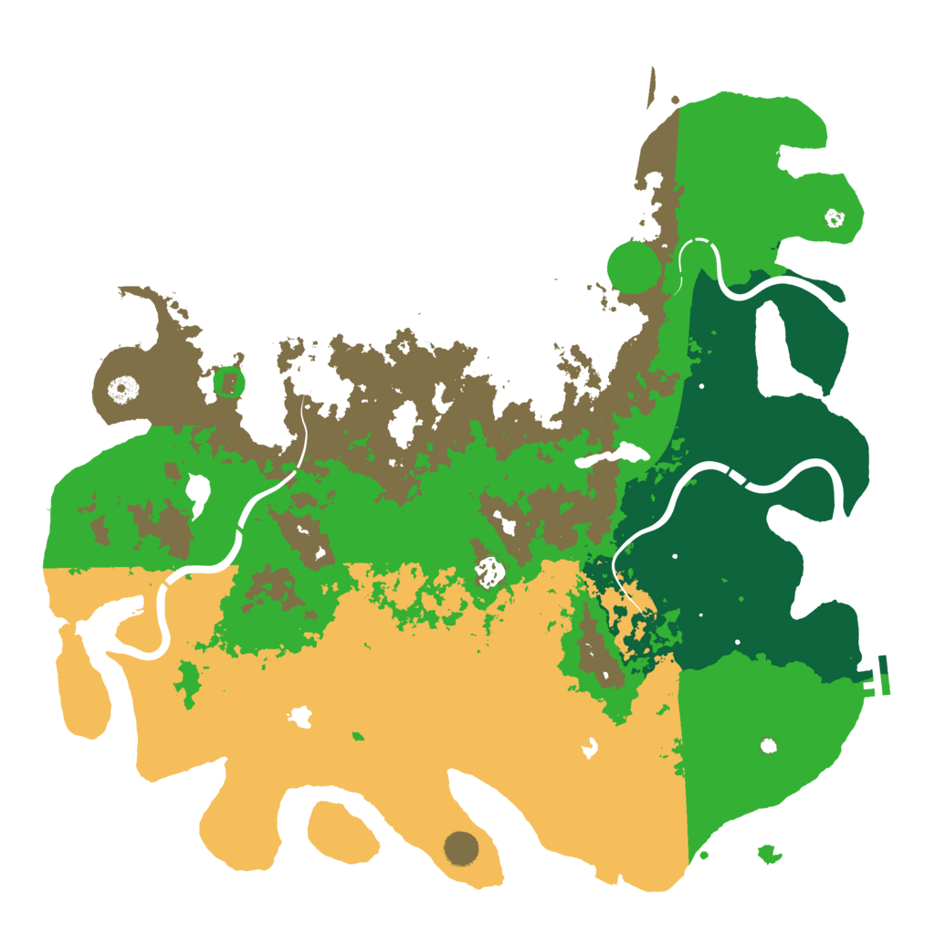 Biome Rust Map: Procedural Map, Size: 4750, Seed: 641522972
