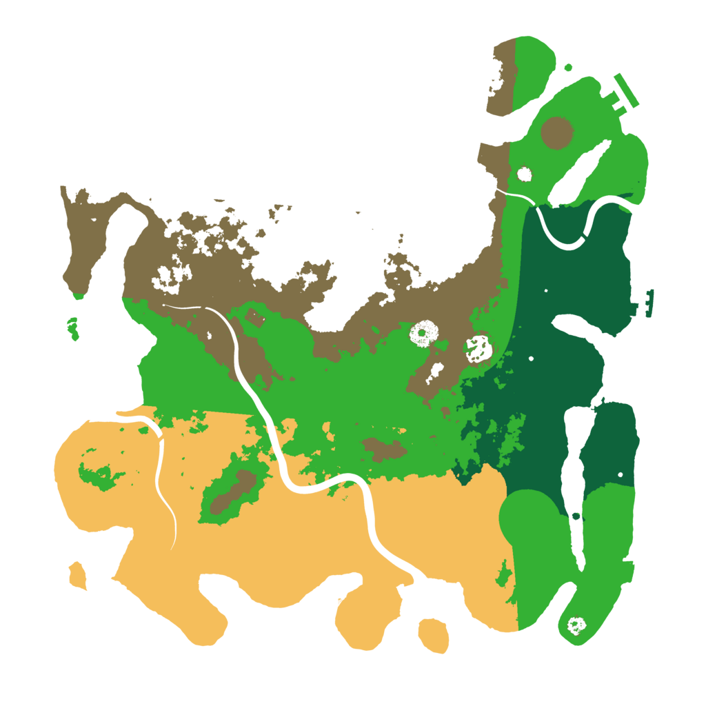 Biome Rust Map: Procedural Map, Size: 3832, Seed: 1234