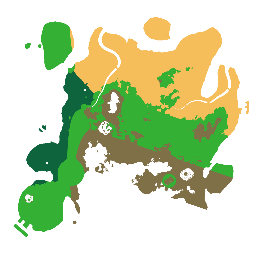 Biome Rust Map: Procedural Map, Size: 3000, Seed: 1777170130