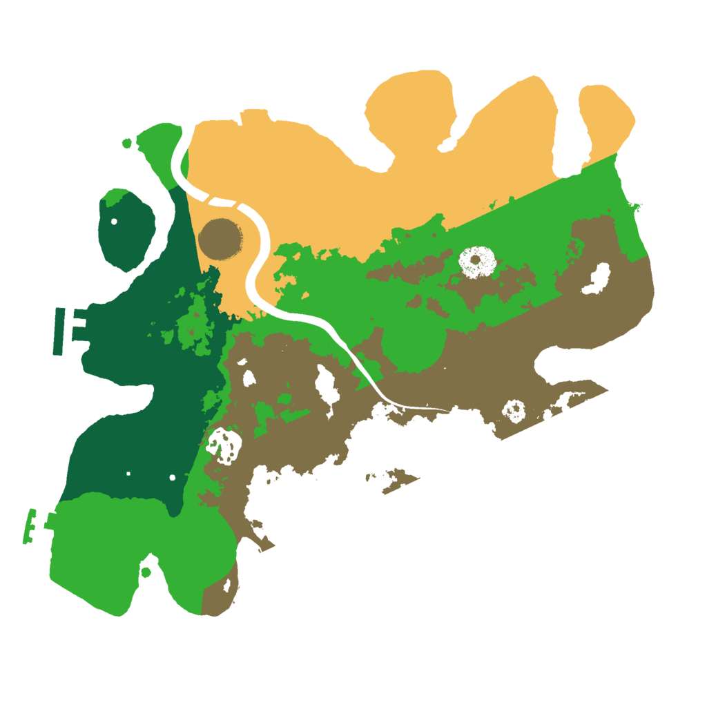 Biome Rust Map: Procedural Map, Size: 3000, Seed: 286034