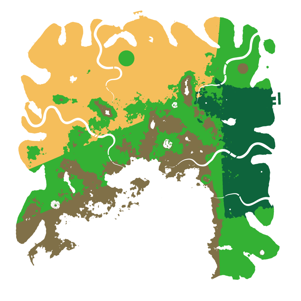 Biome Rust Map: Procedural Map, Size: 5000, Seed: 761935426