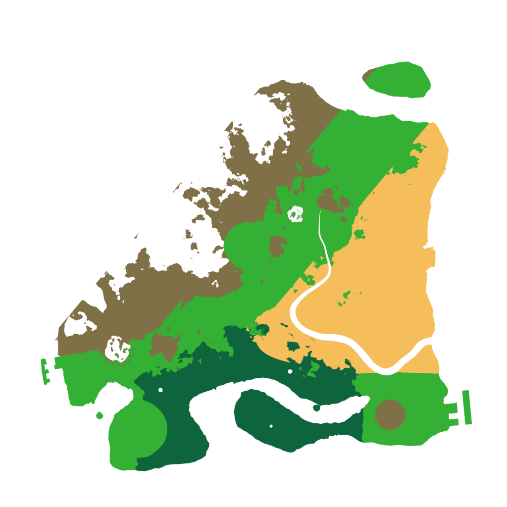 Biome Rust Map: Procedural Map, Size: 3000, Seed: 1627336184
