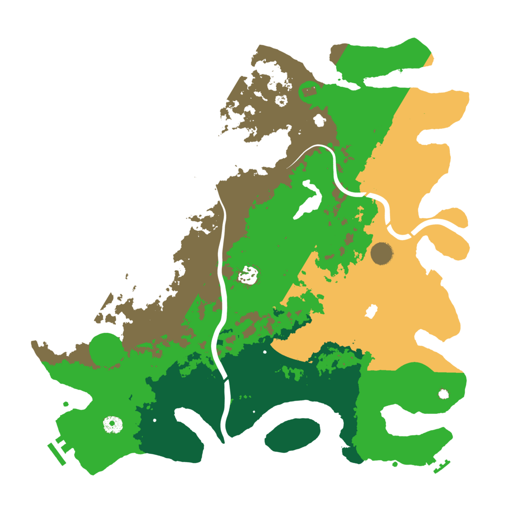 Biome Rust Map: Procedural Map, Size: 4000, Seed: 1083786432