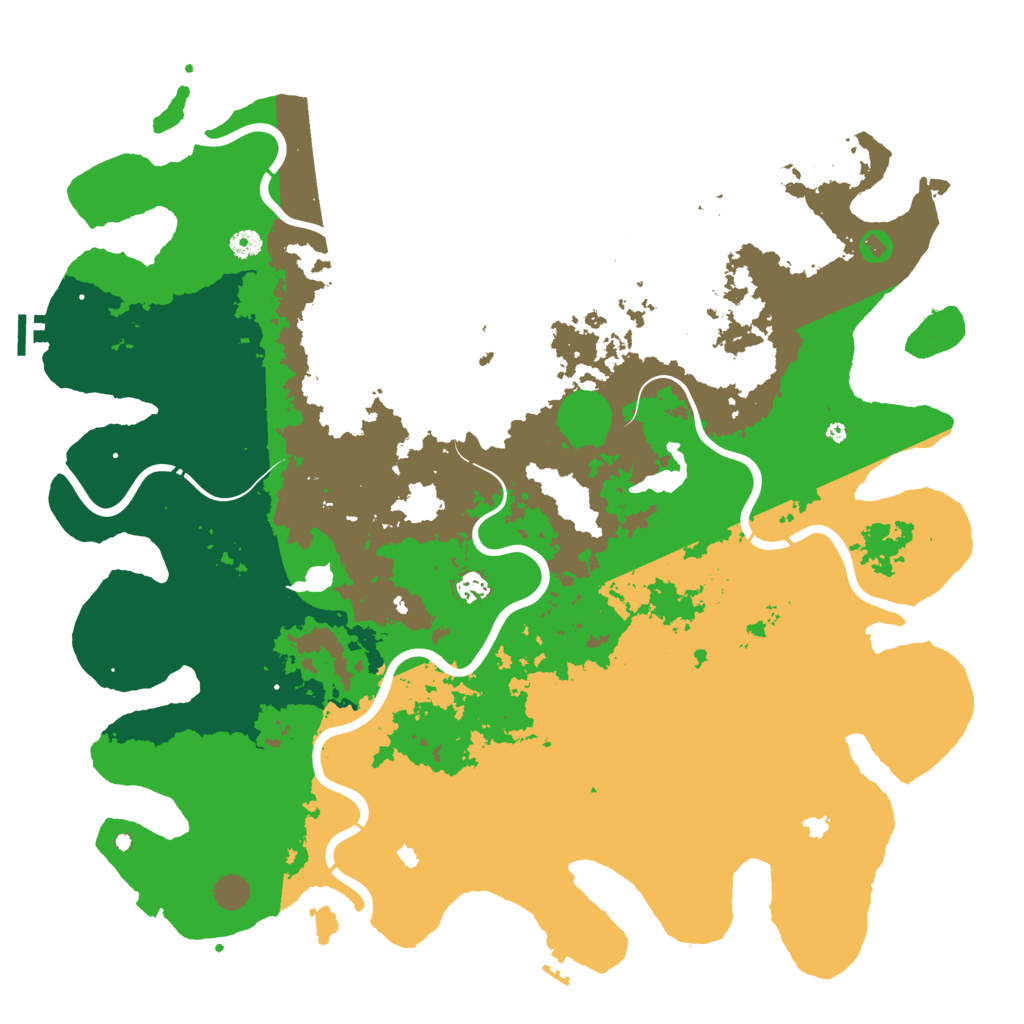 Biome Rust Map: Procedural Map, Size: 5000, Seed: 1636426174