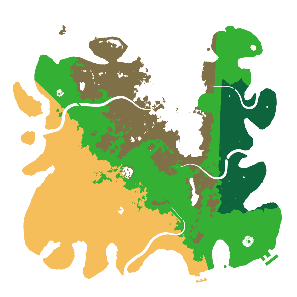 Biome Rust Map: Procedural Map, Size: 4000, Seed: 88647