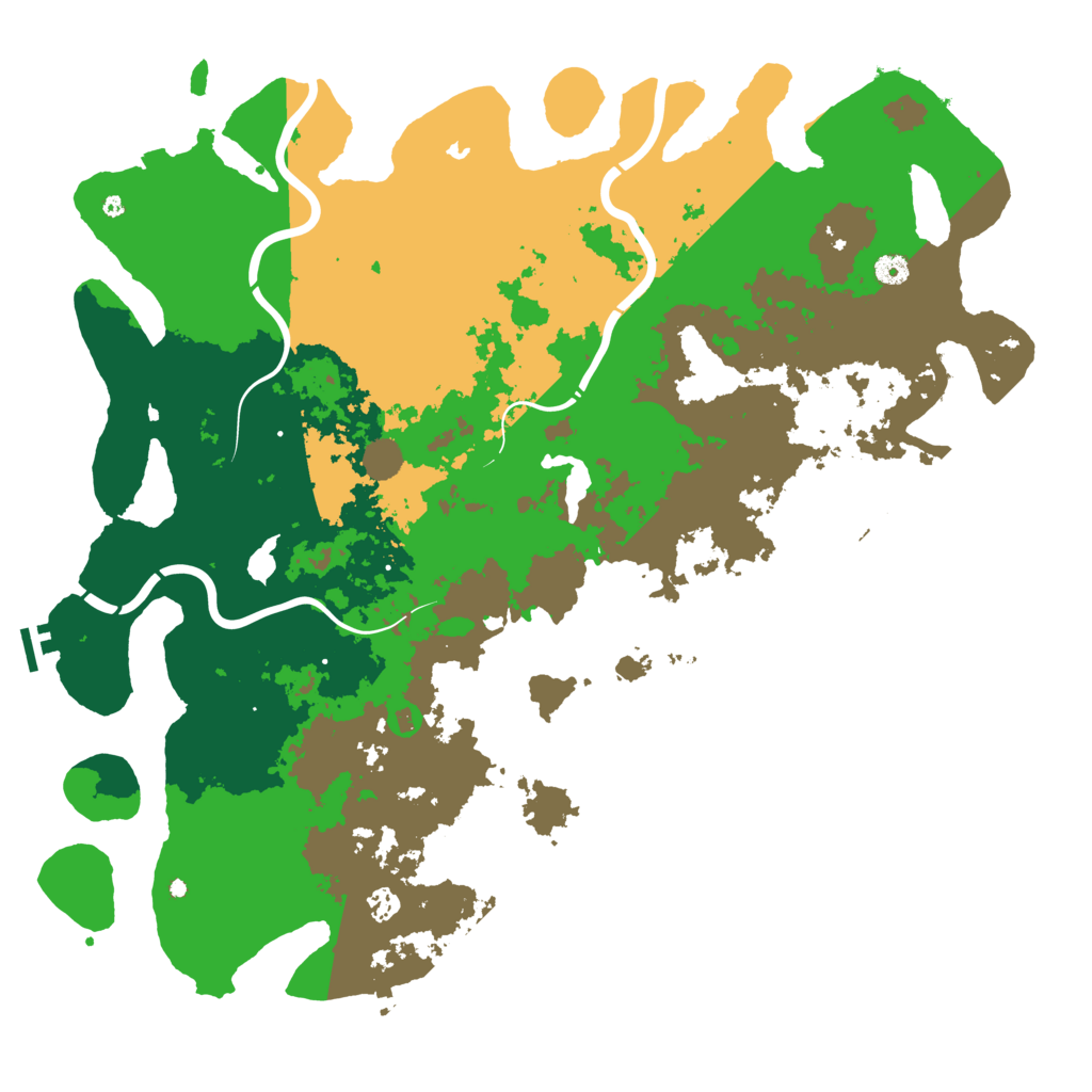 Biome Rust Map: Procedural Map, Size: 5000, Seed: 628978