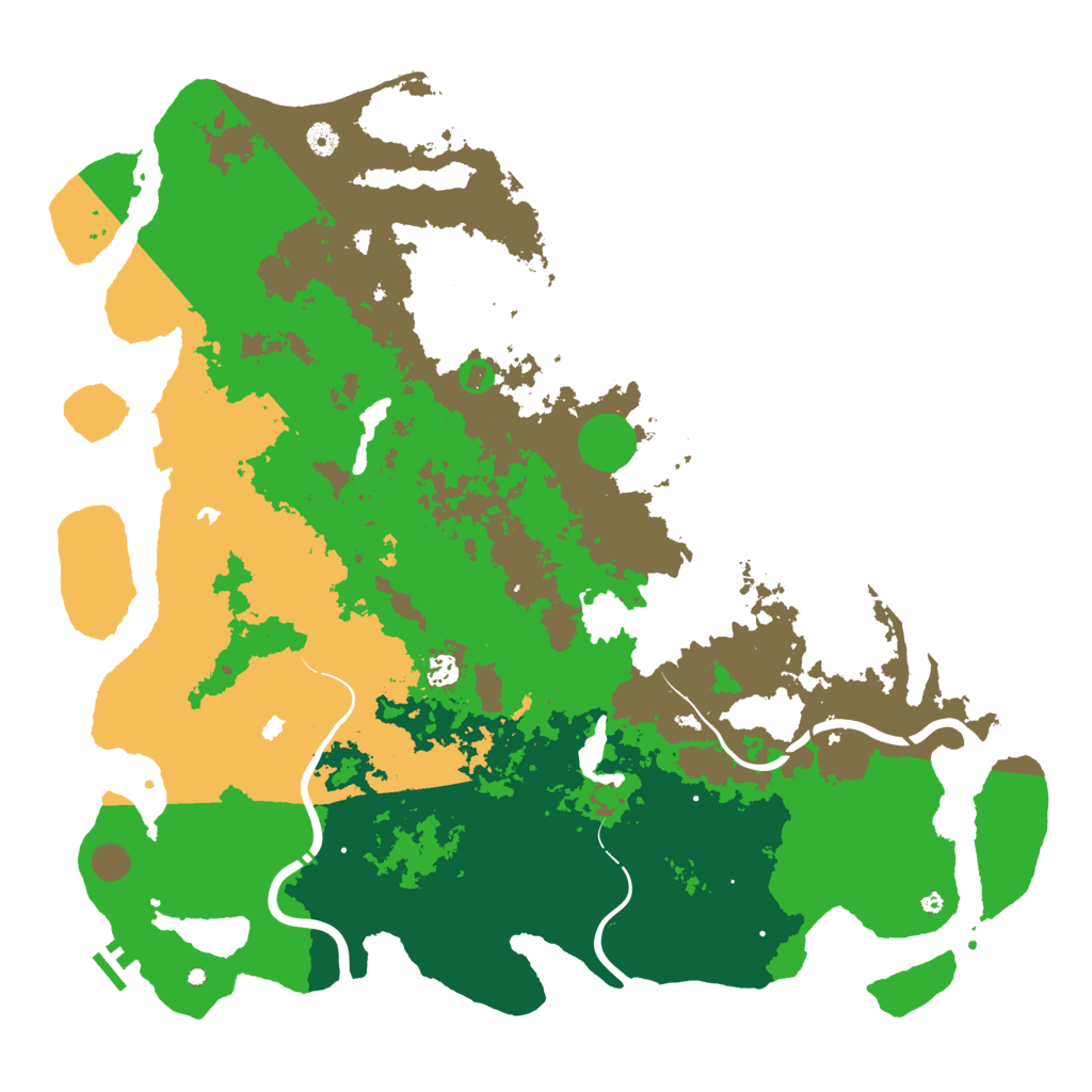 Biome Rust Map: Procedural Map, Size: 5000, Seed: 978409