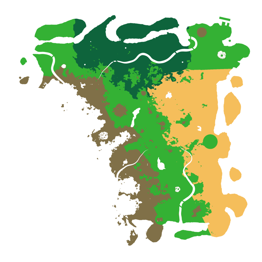 Biome Rust Map: Procedural Map, Size: 4750, Seed: 665272