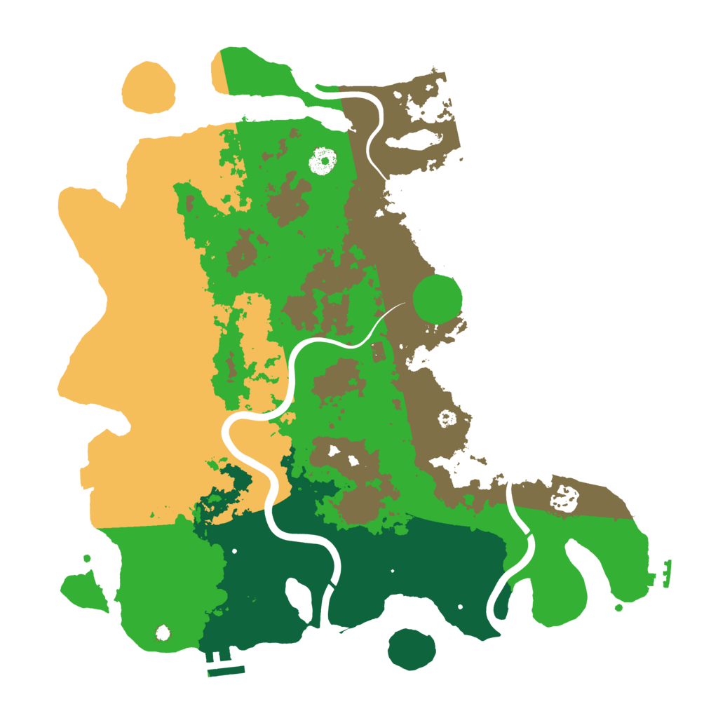 Biome Rust Map: Procedural Map, Size: 3900, Seed: 1147