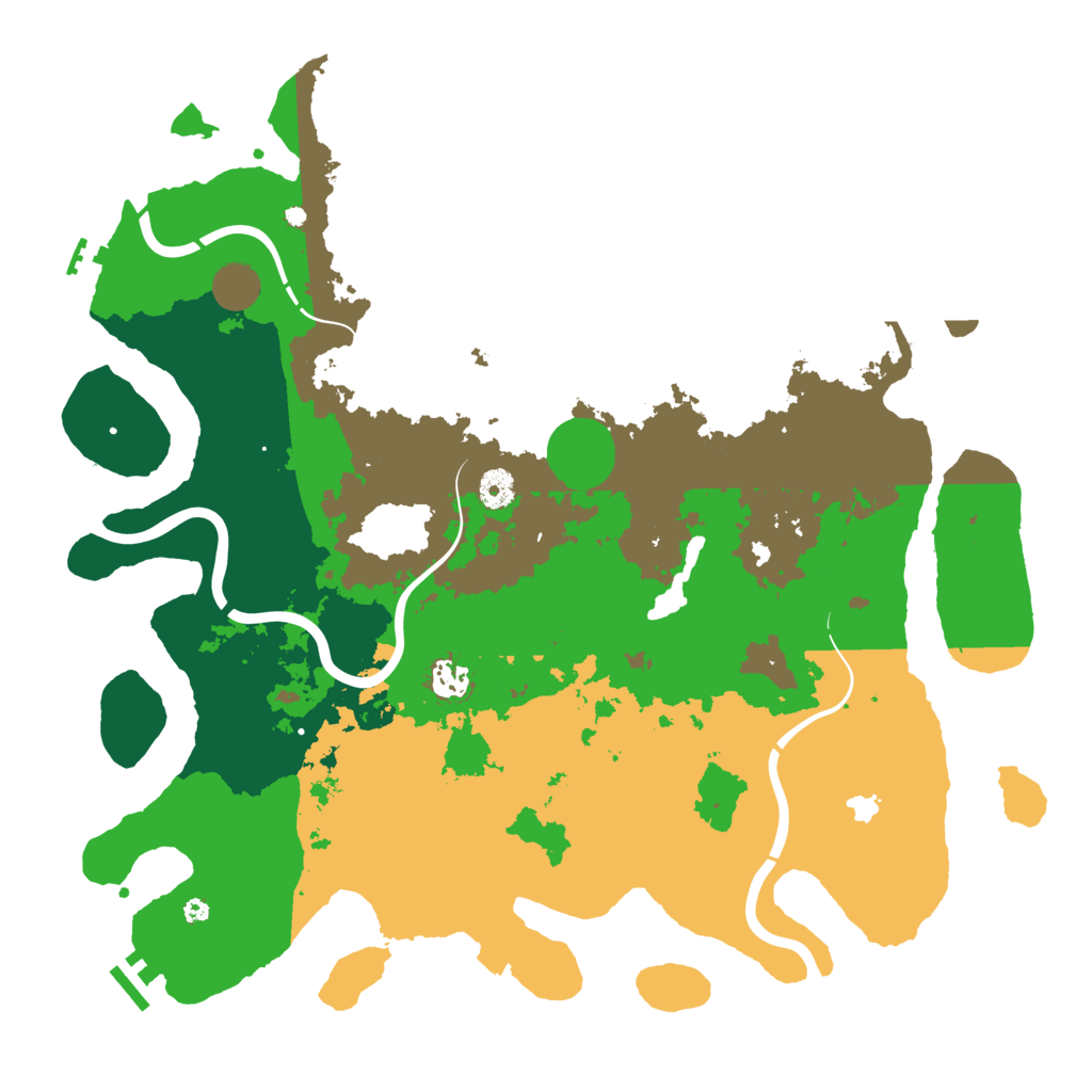 Biome Rust Map: Procedural Map, Size: 4250, Seed: 1166716671