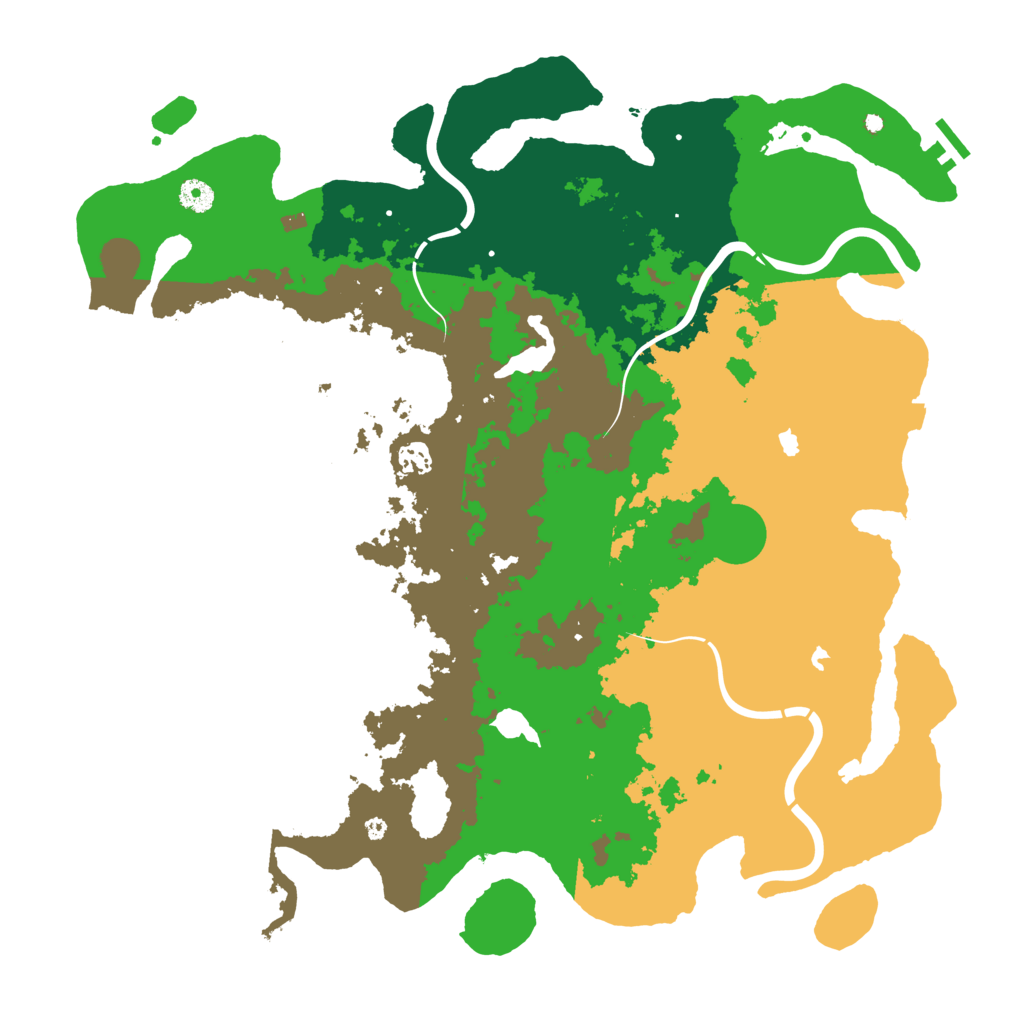 Biome Rust Map: Procedural Map, Size: 4500, Seed: 825305