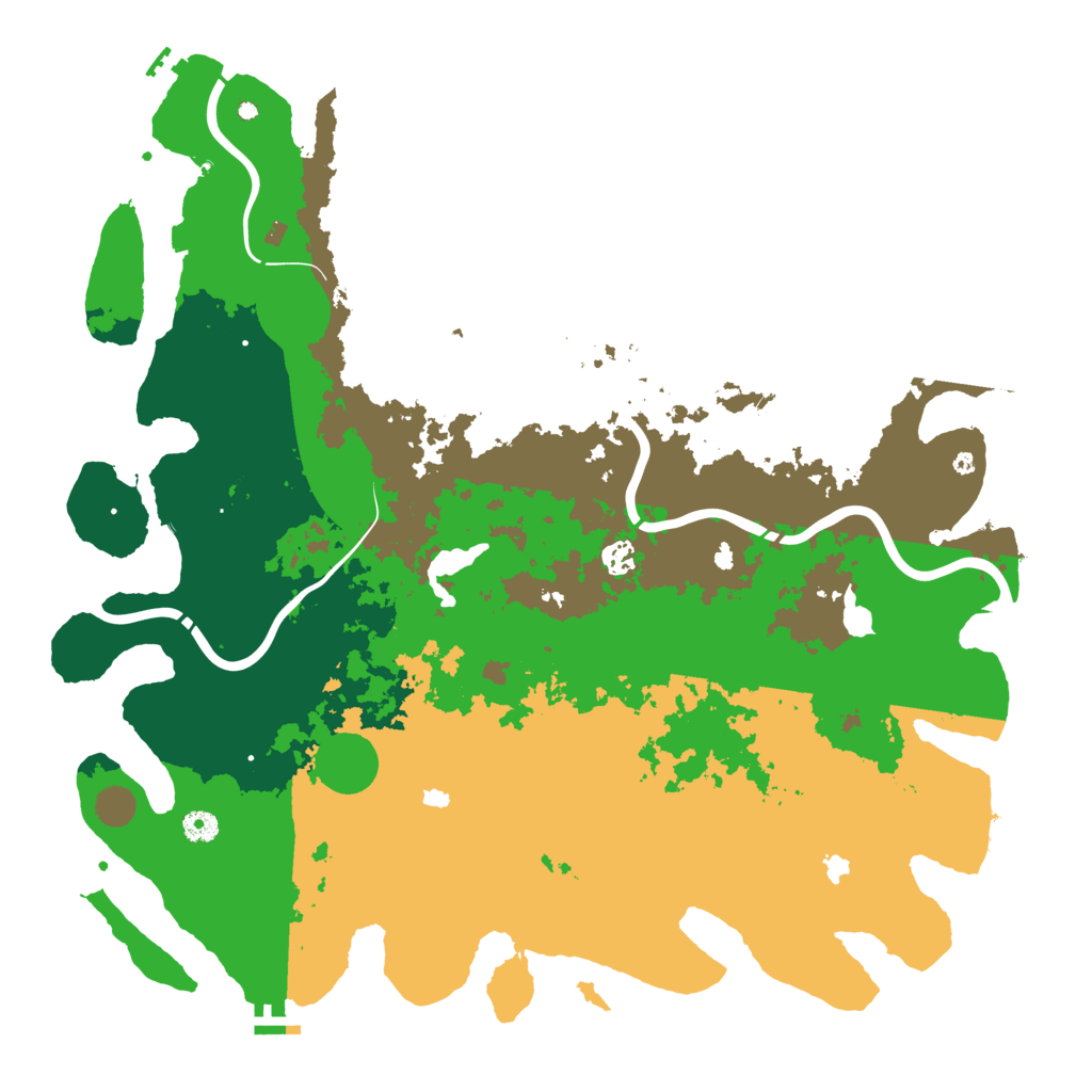 Biome Rust Map: Procedural Map, Size: 4750, Seed: 803625