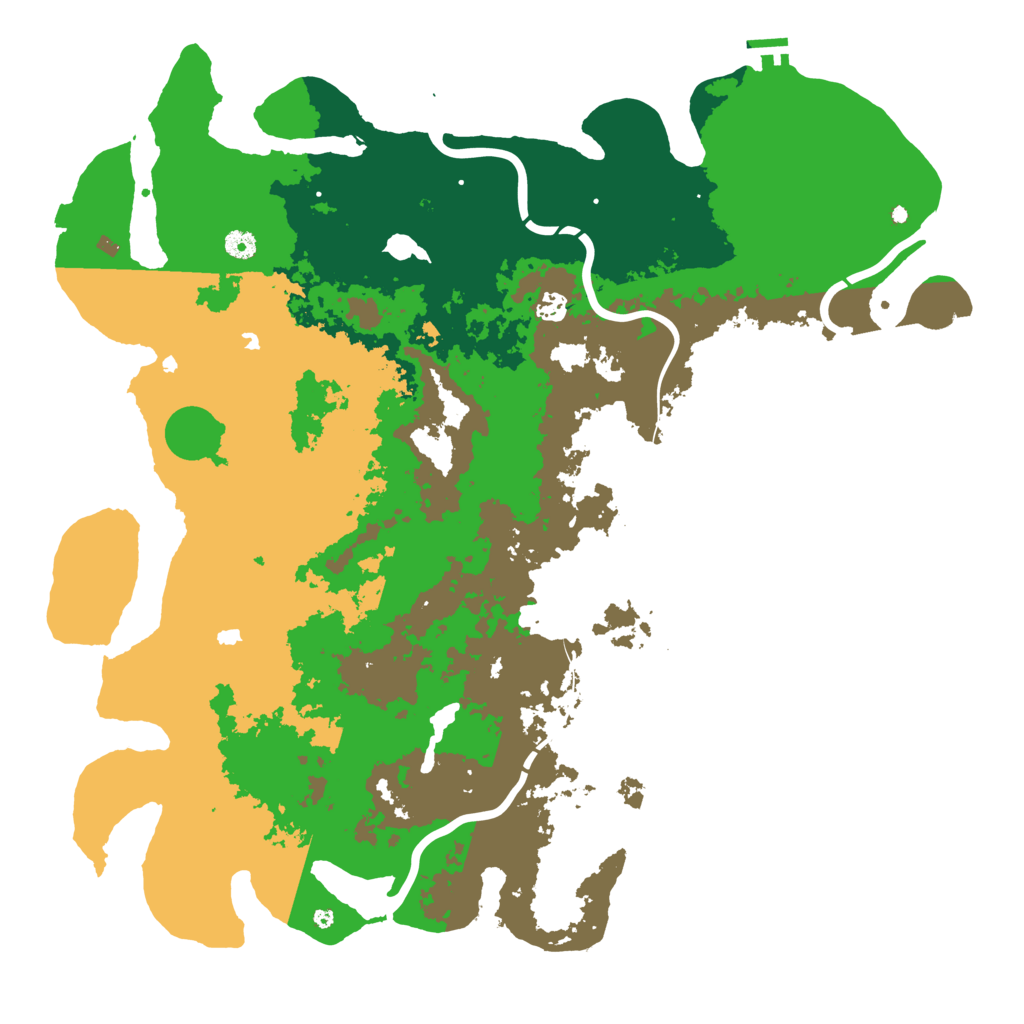 Biome Rust Map: Procedural Map, Size: 5000, Seed: 870144