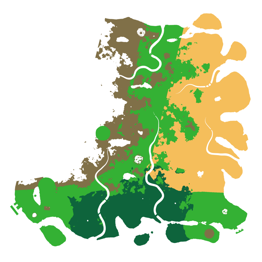 Biome Rust Map: Procedural Map, Size: 4750, Seed: 784495