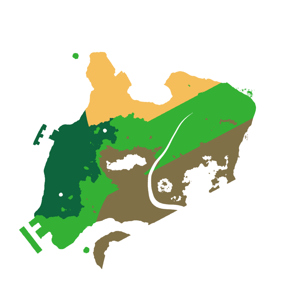 Biome Rust Map: Procedural Map, Size: 2047, Seed: 481981
