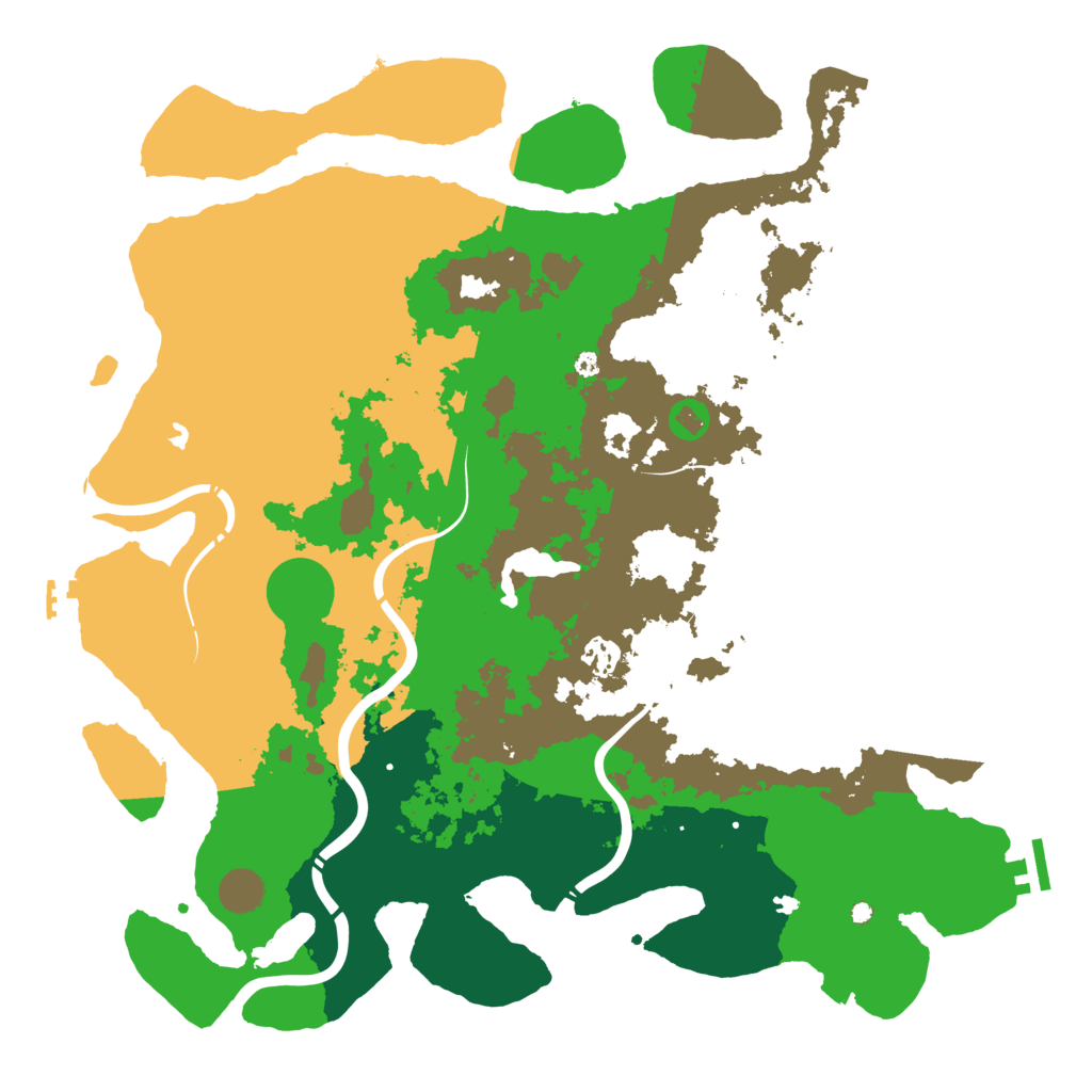 Biome Rust Map: Procedural Map, Size: 4250, Seed: 404629744