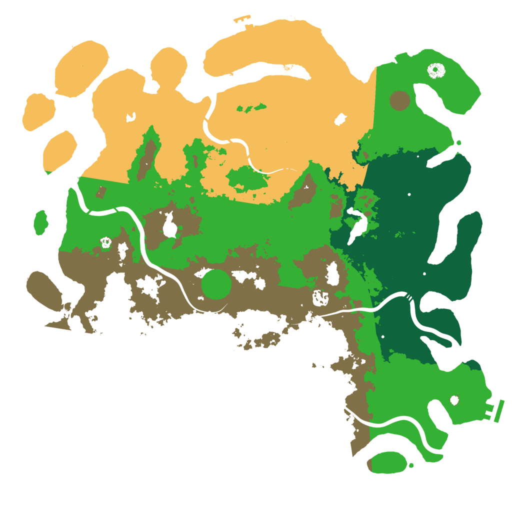 Biome Rust Map: Procedural Map, Size: 4500, Seed: 156678