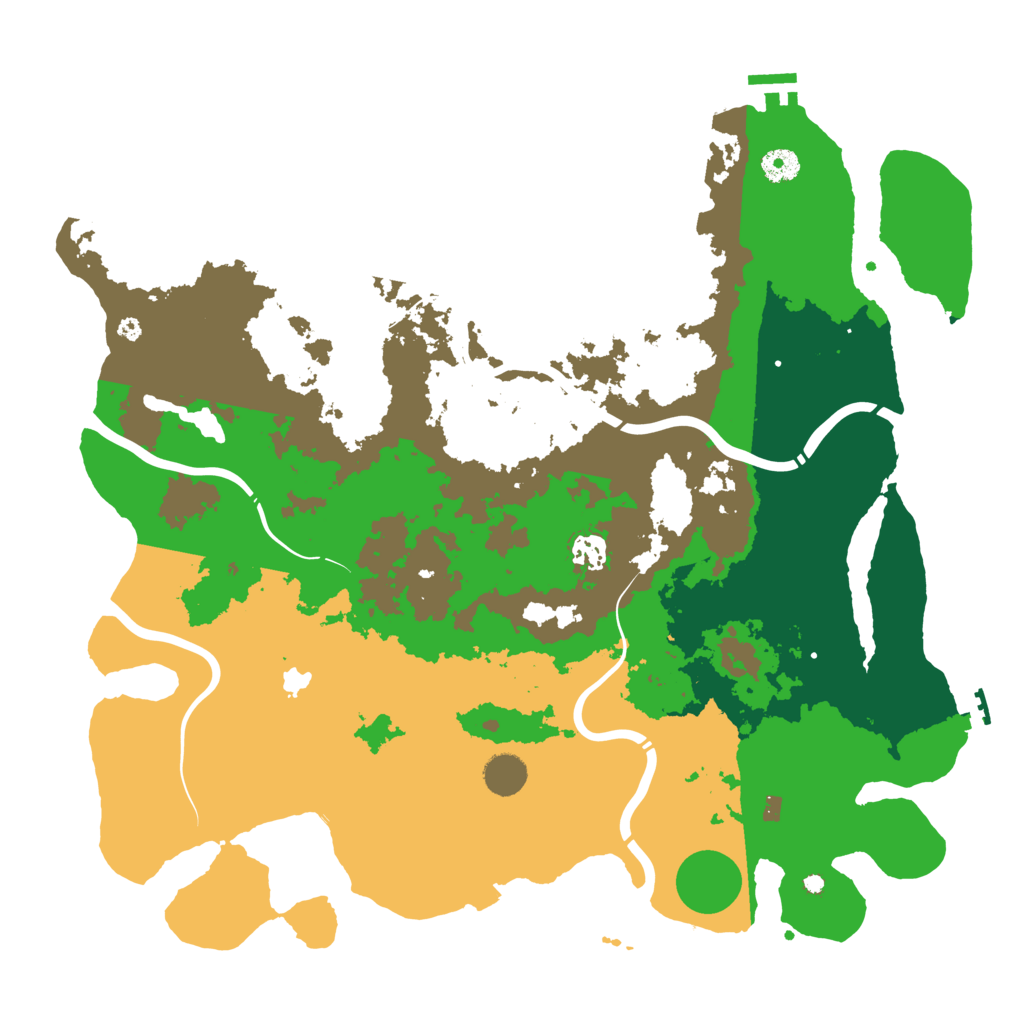 Biome Rust Map: Procedural Map, Size: 4250, Seed: 163574417